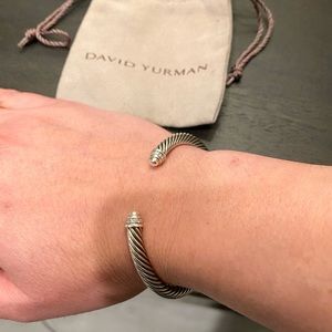 David Yurman Cable Classic Bracelet with Diamonds/5mm